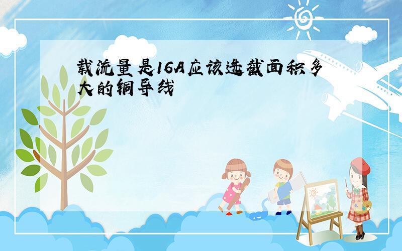 载流量是16A应该选截面积多大的铜导线